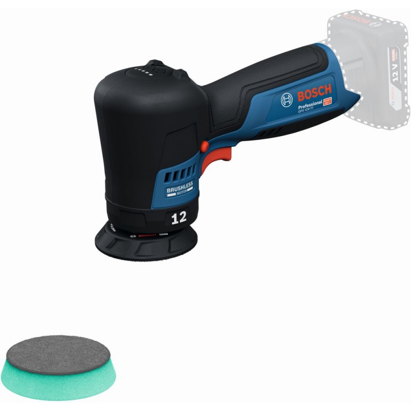 BOSCH GPX 12V-77 PROFESSIONAL Excentrická leštička, bez aku 06019L4003