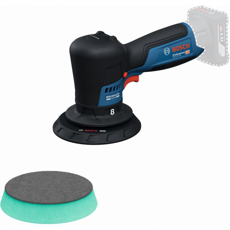 BOSCH GPX 12V-125 PROFESSIONAL Excentrická leštička, bez aku 06019L4101