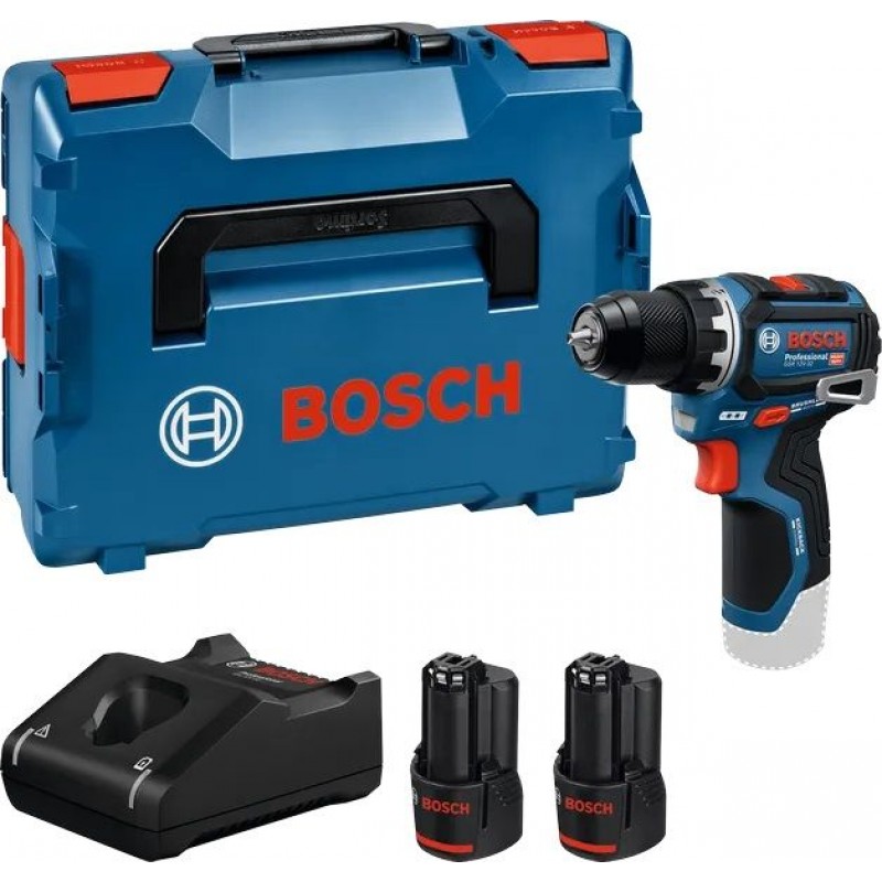 BOSCH GSR 12V-32 PROFESSIONAL Aku vrtací šroubovák, 2× 3,0 Ah, L-BOXX 06019N7007