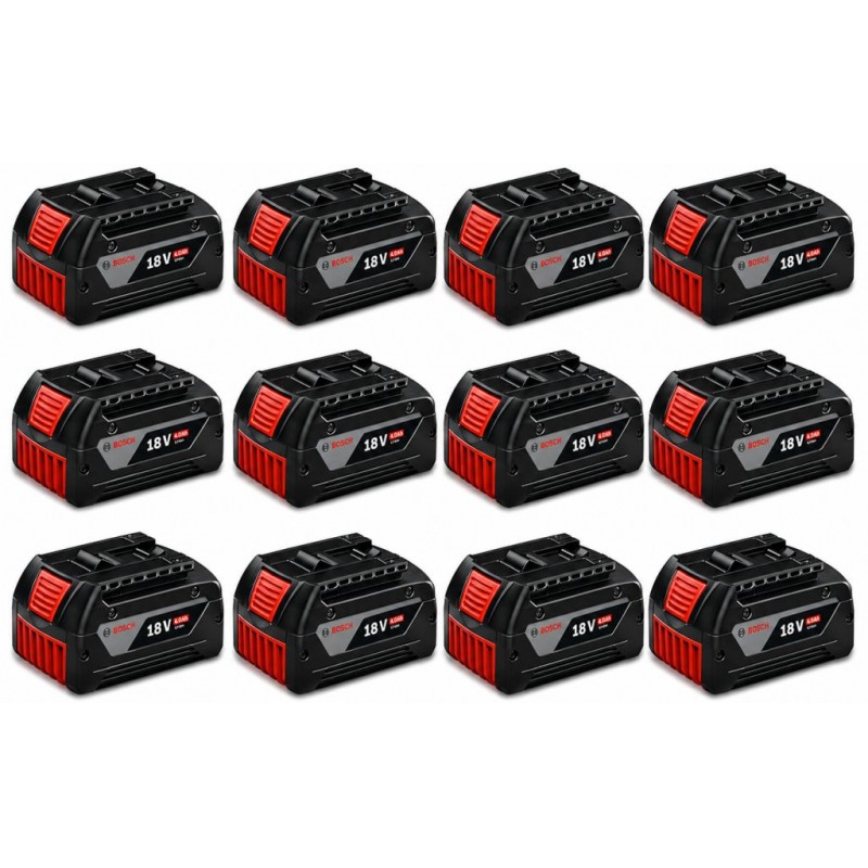 BOSCH PROFESSIONAL GBA 18 V Sada 12ti baterií 4,0 Ah 0602494004 BOSCH PROFESSIONAL GBA 18 V Sada 12ti baterií 4,0 Ah 0602494004