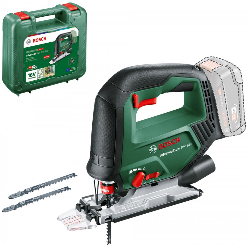 BOSCH AdvancedSaw 18V-140 Aku kmitací pila, bez nabíječky 0603013002 BOSCH AdvancedSaw 18V-140 Aku kmitací pila, bez nabíječky 0603013002