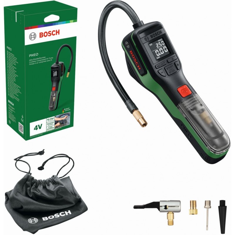 BOSCH PNEO Akumulátorová hustilka, 3,0 Ah 0603947500