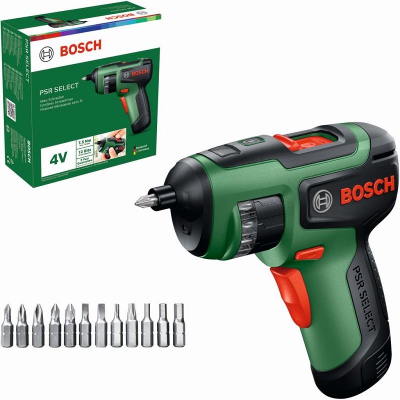 BOSCH PSR SELECT Akumulátorový šroubovák, 2,0 Ah, 0603977100