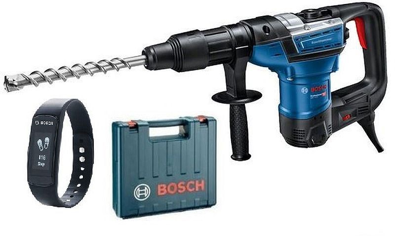 BOSCH GBH 5-40 D Elektrické kombinované kladivo 0.611.269.001 v kufru + extra fitness náramek ZDARMA