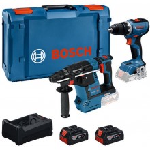 BOSCH PROFESSIONAL Univerzální sada 18V GSR+GBH+2x5,0Ah+GAL 0615A500E4