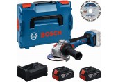 BOSCH GWS 18V-11 S PROFESSIONAL Sada nářadí, 2×GBA 5.0Ah + kotouč + L-BOXX 0615A500E6