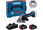 BOSCH GWS 18V-8 PROFESSIONAL Sada nářadí 2× GBA 4.0Ah + kotouč + L-BOXX 0615A500E7
