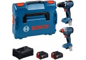 BOSCH PROFESSIONAL Sada nářadí GDX 18V-285 + GSR 18V-65 + 2× 5,0 Ah + L-BOXX 0615A500E9