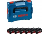 BOSCH Sada akumulátorů 6x GBA 18V 4.0Ah PROFESSIONAL, L-BOXX 1600A02A2S