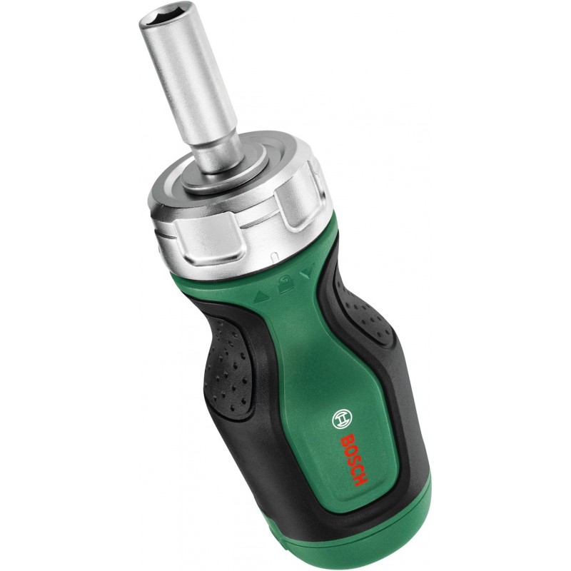 BOSCH Krátký ráčnový šroubovák se 6 bity 1600A032UZ BOSCH Krátký ráčnový šroubovák se 6 bity 1600A032UZ