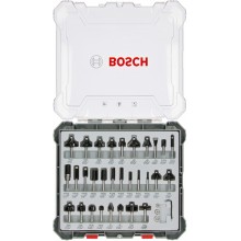 BOSCH Smíšená sada tvarových fréz s vřetenem 6 mm, 30 ks 2607017474