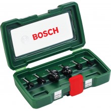 BOSCH 6dílná sada fréz TC (6mm stopka) 2607019464