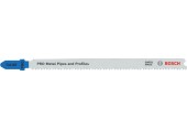 BOSCH Pilový plátek pro přímočaré pily PRO Metal Pipes and Profiles T321BF 132 mm, 5 ks 2608636707