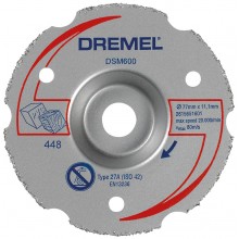 Dremel DSM20 Univerzální karbidový zarovnávací řezný kotouč 77 mm 2615S600JB