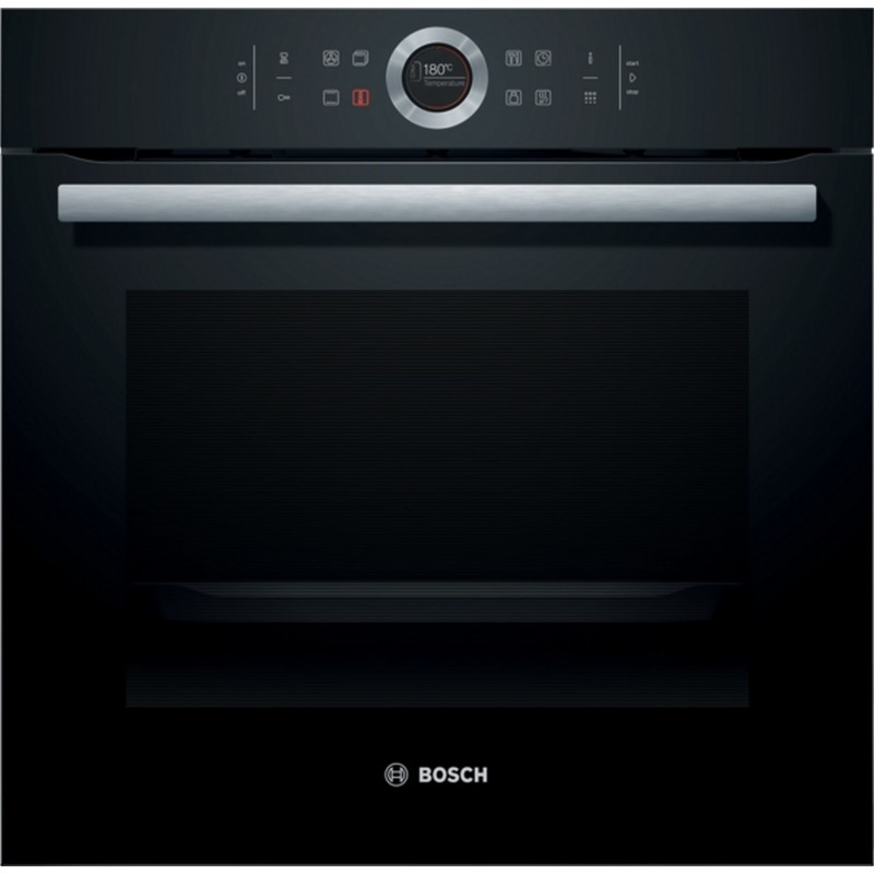 Bosch Serie 8, Vestavná pečicí trouba, 60 x 60 cm, černá HBG675BB1 Bosch Serie 8, Vestavná pečicí trouba, 60 x 60 cm, černá HBG675BB1