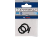 BOSCH Sada pojistného kroužku a kolíku pro nástrčnou hlavici,3/8", 4 ks 2608003065