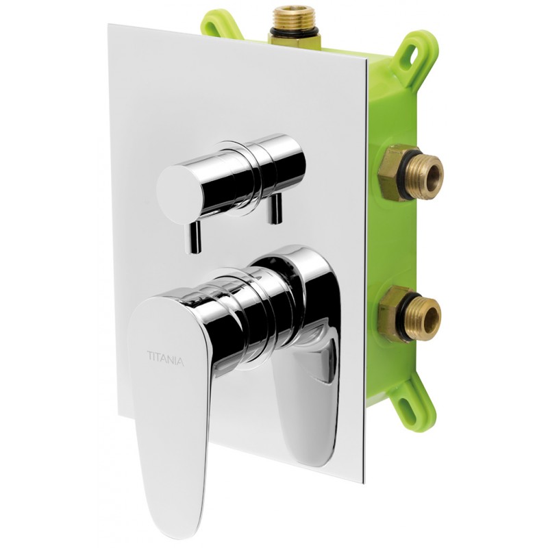 NOVASERVIS TITANIA SMART podomítková baterie s boxem,chrom,3 vývody BOX98051RX,0 NOVASERVIS TITANIA SMART podomítková baterie s boxem,chrom,3 vývody BOX98051RX,0