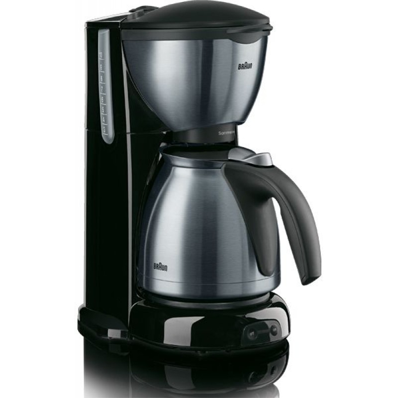 BRAUN Kávovar CaféHouse Sommelier KF610, černá/nerez 40022310 BRAUN Kávovar CaféHouse Sommelier KF610, černá/nerez 40022310