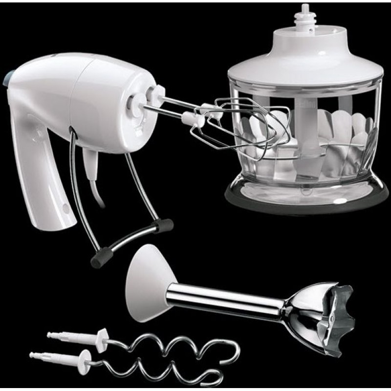 BRAUN Ruční šlehač Multiquick system M1050 4-in-1, bílá 41001380 BRAUN Ruční šlehač Multiquick system M1050 4-in-1, bílá 41001380
