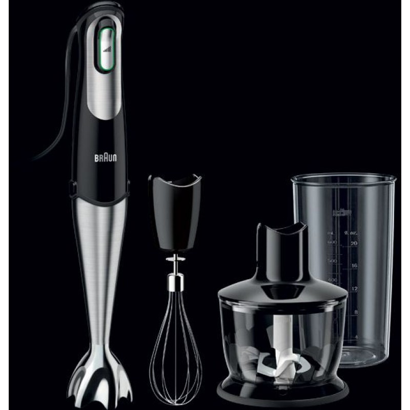 BRAUN Tyčový mixér Multiquick 7 MQ 735 Sauce, černá/nerez 41001249 BRAUN Tyčový mixér Multiquick 7 MQ 735 Sauce, černá/nerez 41001249
