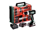 Metabo BS 18 L Set Akumulátorový vrtací šroubovák (18V 2x2Ah) 614051710