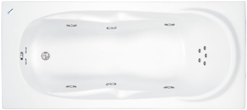 TEIKO Vana Canaria obdélníková 170 x 85 cm - HTP systém ECO HYDRO V212170N04T02211