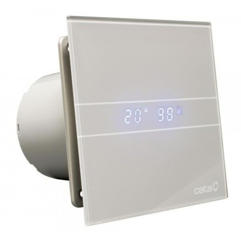 CATA E-100 GSTH koupelnový ventilátor axiální s automatem, 8W, potrubí 100mm,stříbrná 00900600 CATA E-100 GSTH koupelnový ventilátor axiální s automatem, 8W, potrubí 100mm,stříbrná 00900600