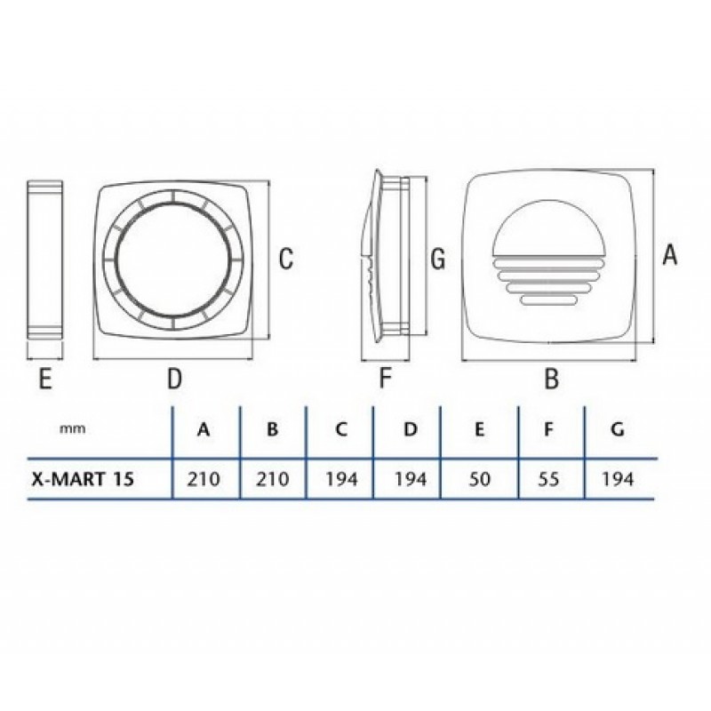 CATA Okenní souprava X-MART-15 01972000