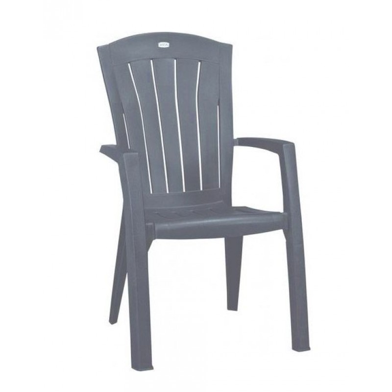 ALLIBERT SANTORINI zahradní židle, světle šedá 17180012