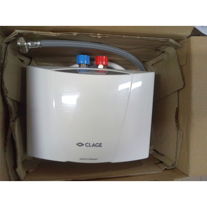 VÝPRODEJ CLAGE MCX 4 Malý průtokový ohřívač vody, 4,4kW/230V 1500-15004 POUŽITO