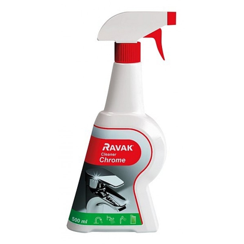 RAVAK CLEANER CHROME (500 ml) přípravek na chromové povrchy X01106 RAVAK CLEANER CHROME (500 ml) přípravek na chromové povrchy X01106