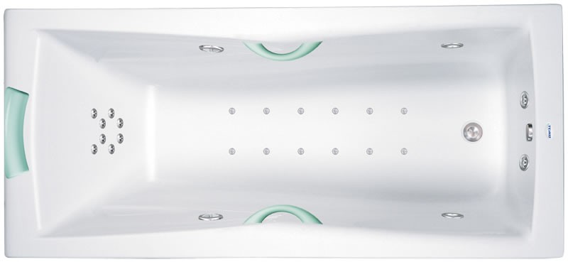 TEIKO Vana Columba obdélníková 190 x 90 cm - HTP systém ECO HYDRO V212190N04T01211