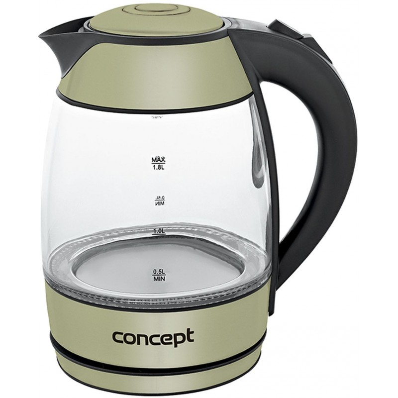CONCEPT RK-4052 Rychlovarná konvice skleněná 1,8 l CHAMPAGNE rk4052 CONCEPT RK-4052 Rychlovarná konvice skleněná 1,8 l CHAMPAGNE rk4052