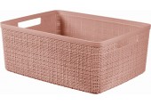 CURVER JUTE M 12L Košík 36 x 28 x 15 cm, růžový 01905-885