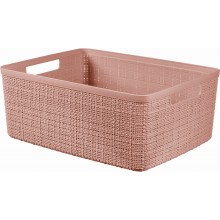 CURVER JUTE M 12L Košík 36 x 28 x 15 cm, růžový 01905-885