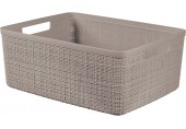 CURVER JUTE M 12L Košík 36 x 28 x 15 cm, taupe 01905-382