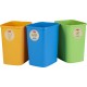 CURVER ECO Friendly 3x25L Set košů na tříděný odpad (modrá, zelená, žlutá) 02174-999