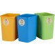 CURVER ECO Friendly 3x25L Set košů na tříděný odpad (modrá, zelená, žlutá) 02174-999