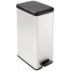 CURVER SLIM BIN 40L Odpadkový koš 25 x 39,3 x 60,7 cm stříbrný 02340-582