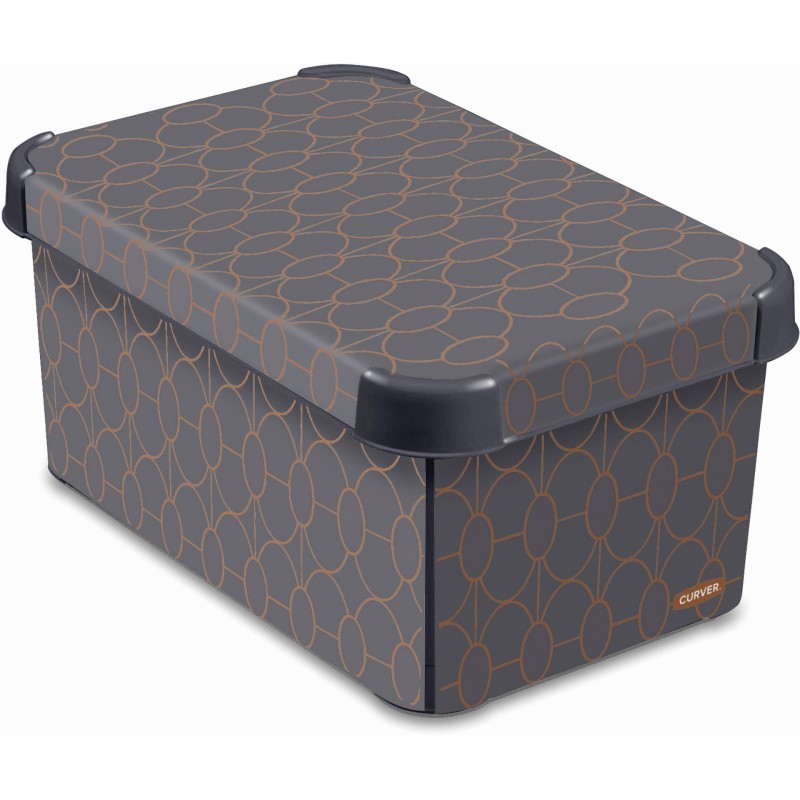 CURVER ART DECO S box úložný dekorativní 29,5 x 19,5 x 13,5 cm 04710-A68