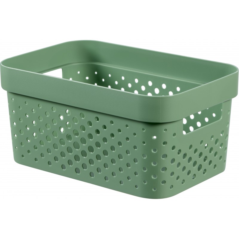 CURVER INFINITY 4,5L Úložný box 26 x 18 x 12 cm, recyklovaný plast, zelený 04747-S86