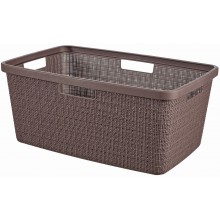 CURVER JUTE 46L Koš na čisté prádlo 59 x 39 x 26 cm, hnědý 08091-J28