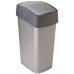 CURVER FLIP BIN 45L Odpadkový koš 65,3 x 29,4 x 37,6 cm stříbrná/šedá 02172-686