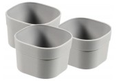 CURVER INFINITY DIVIDER XS set 3 organizátorů do zásuvky 8 x 8 x 5 cm šedá 01722-099