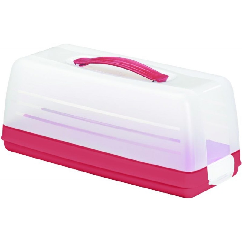 CURVER CAKE BOX s poklopem červený 00414-472