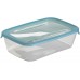 CURVER Dóza na potraviny Fresh&Go obdélník, 7,2 x 25,6 x 16,7 cm, 2l, modrá/transparentní, 00555-051