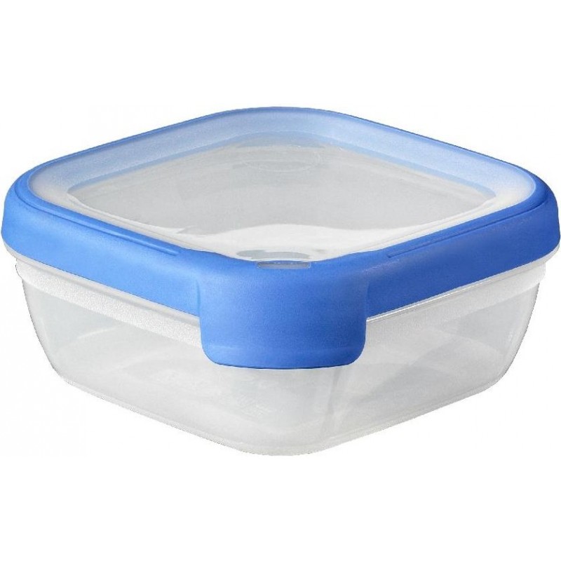 CURVER Dóza na potraviny GrandChef, 15 x 15 x 6,5 cm, 0,75 l, transparentní/modrá, 00013-082 CURVER Dóza na potraviny GrandChef, 15 x 15 x 6,5 cm, 0,75 l, transparentní/modrá, 00013-082