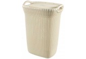CURVER KNIT 57L Koš na špinavé prádlo 45 x 61 x 34 cm, krémový 03676-X64