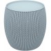 KETER KNIT stolek s úložným prostorem, 40,6 x 40,6 x 41,4 cm, modrá 17203083