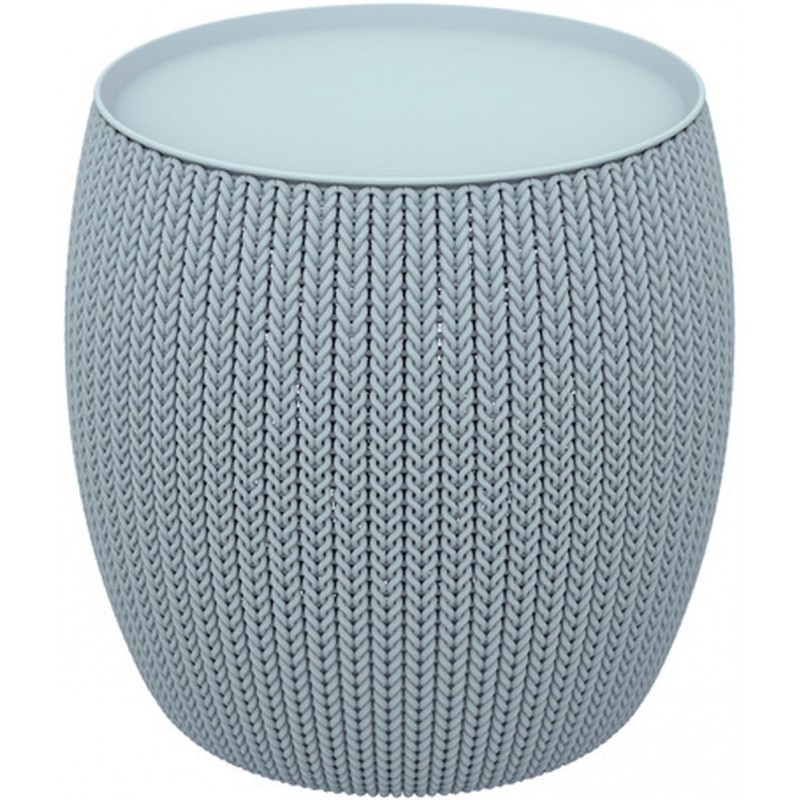 KETER KNIT stolek s úložným prostorem, 40,6 x 40,6 x 41,4 cm, modrá 17203083 KETER KNIT stolek s úložným prostorem, 40,6 x 40,6 x 41,4 cm, modrá 17203083